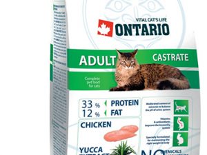 Ontario Castrate superprémiové krmivo pro kočky