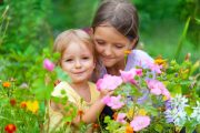 Vůně a krásné barvy do zahrady pro děti rozhodně patří.